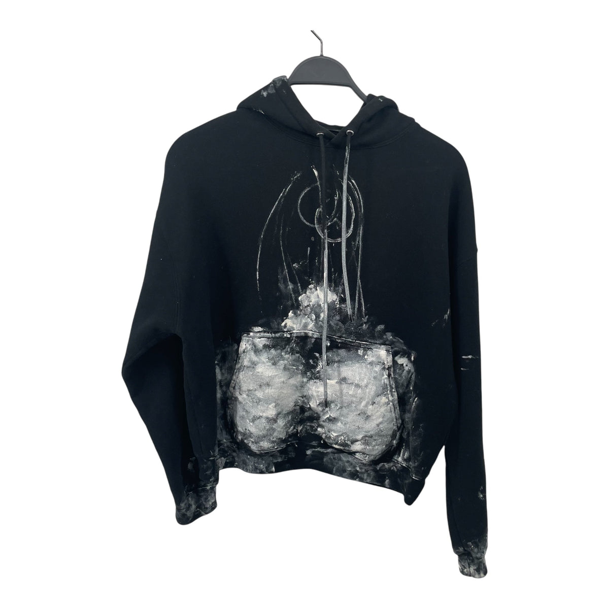 balenciaga/Hoodie/M/Cotton/BLK/2021 Painter Hoodie