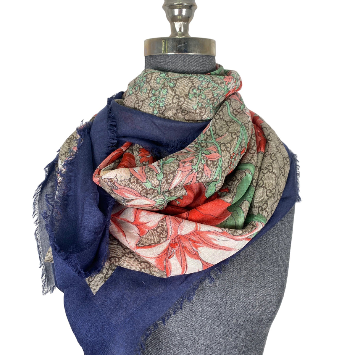 Gucci Floral Scarf