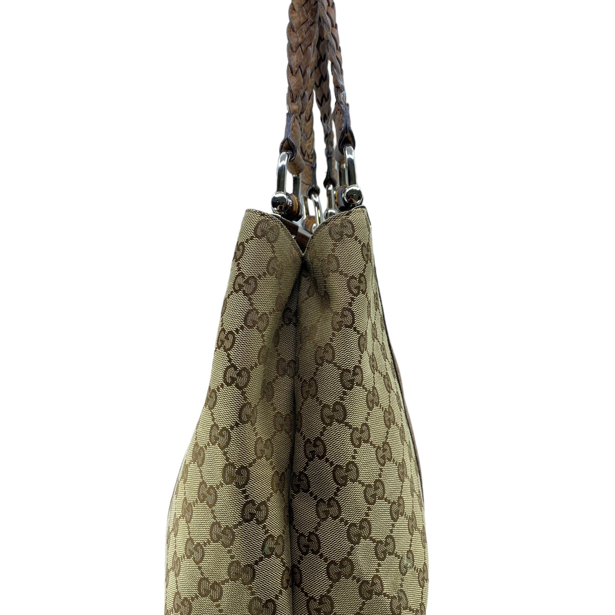 Gucci Bamboo Bar GG Canvas Tote