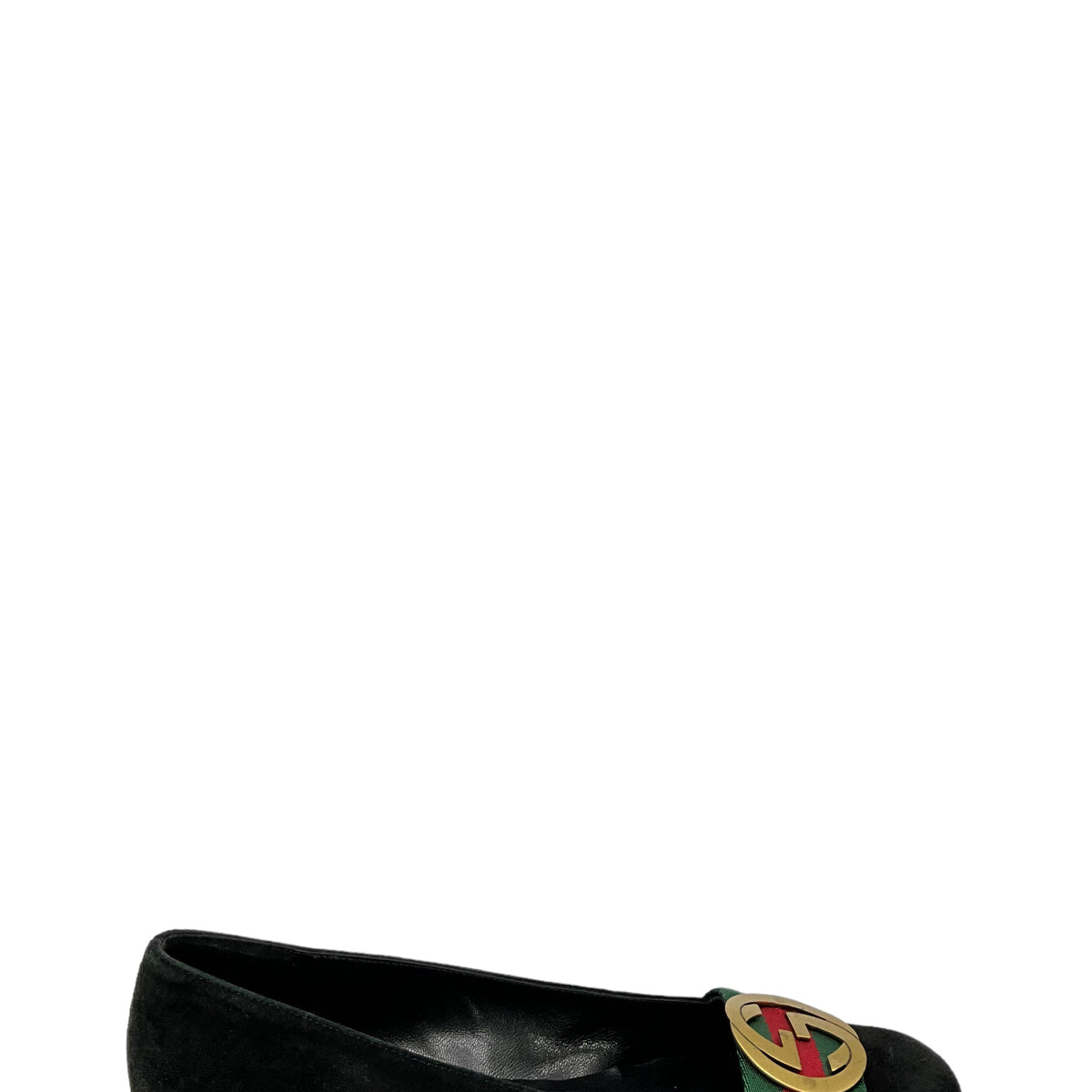 Gucci Black Velvet Flats size 8