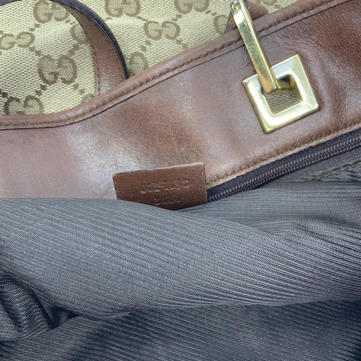 Gucci Vintage Monogram Canvas Tote Bag
