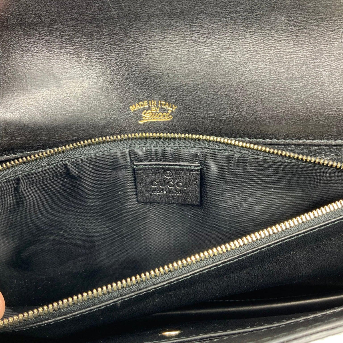 GUCCI Dollar Interlocking GG Large Clutch