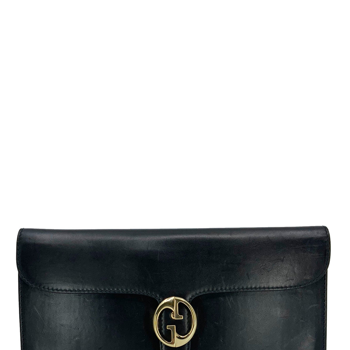 GUCCI Dollar Interlocking GG Large Clutch