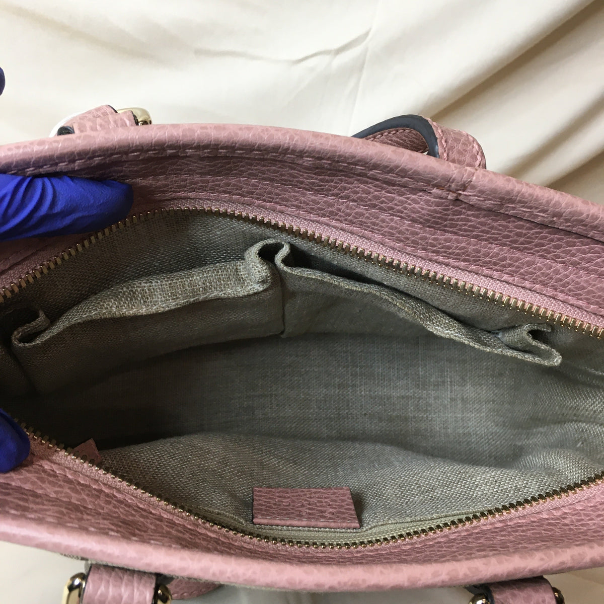 Gucci Pink GG Canvas 2-ways Tote Sku# 71925