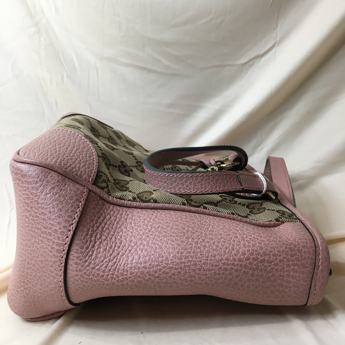 Gucci Pink GG Canvas 2-ways Tote Sku# 71925