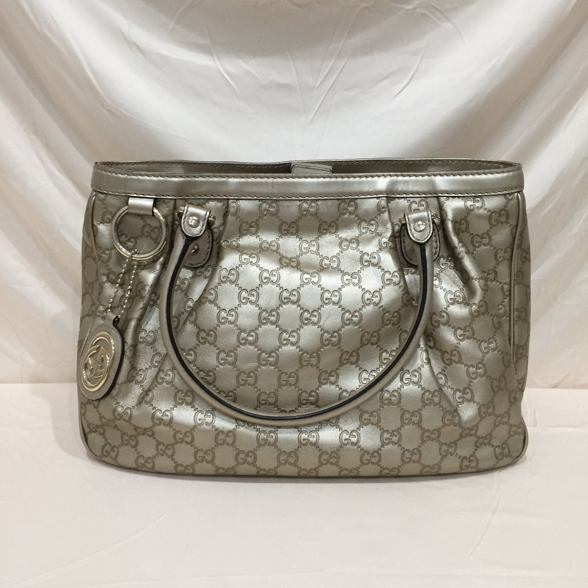 Gucci Gold GG Leather Tote Sku# 71962