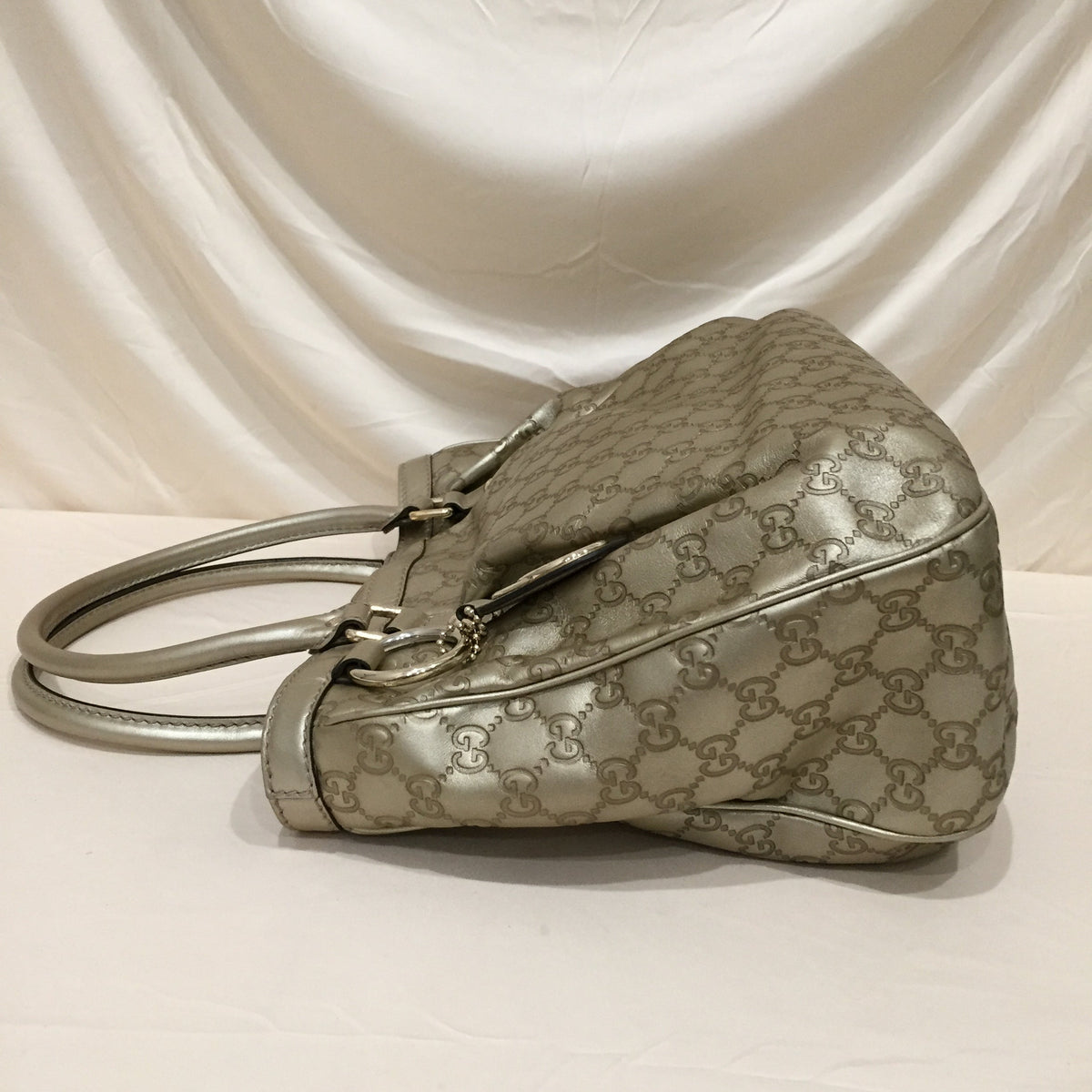 Gucci Gold GG Leather Tote Sku# 71962