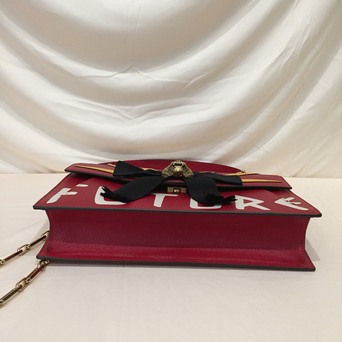 Gucci Red Leather Top Handle Flap Osiride Shoulder Bag Sku# 72109