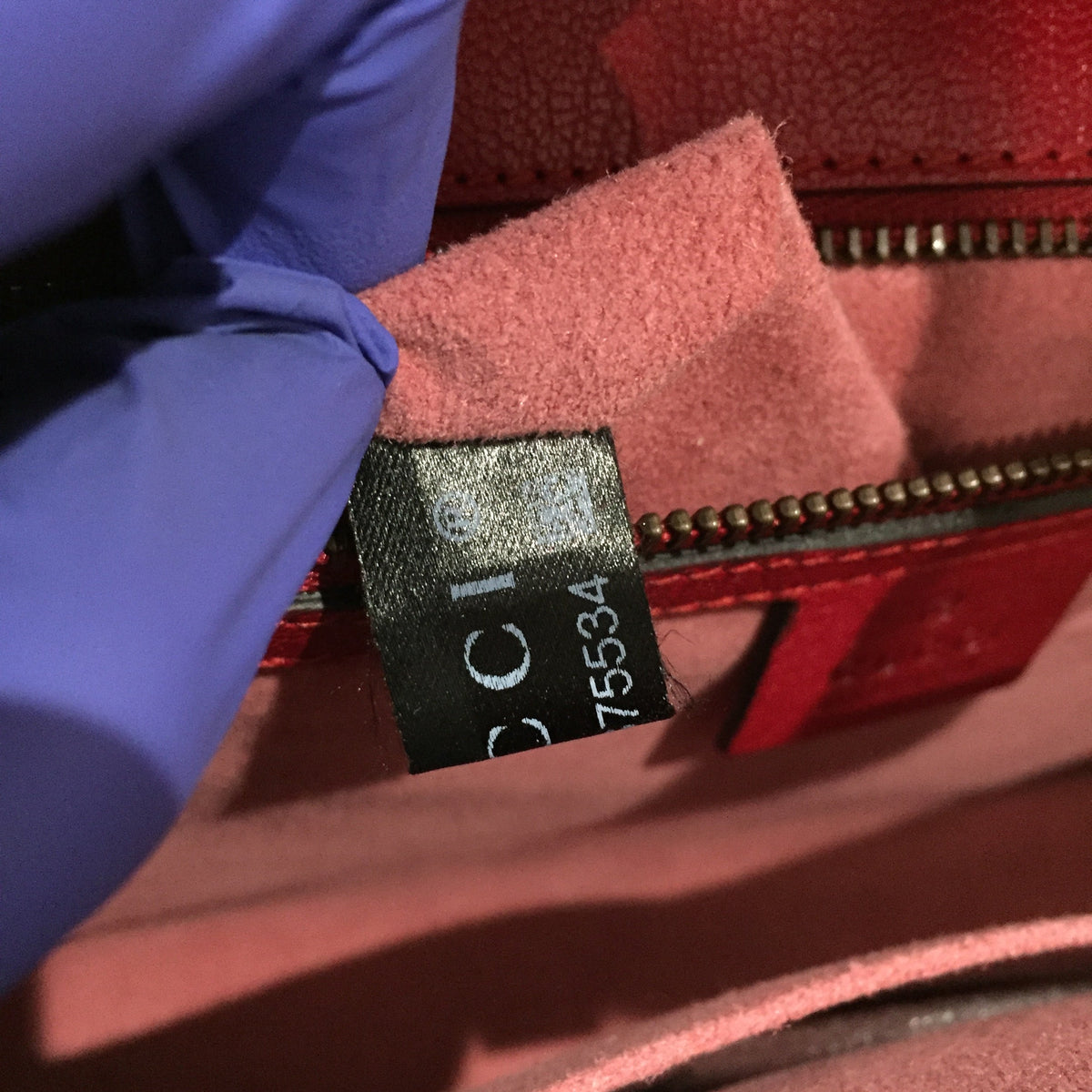 Gucci Red Leather Top Handle Flap Osiride Shoulder Bag Sku# 72109
