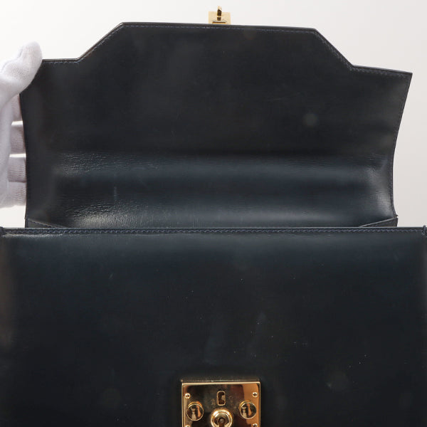 Gucci Lady Lock 2Way Bag Navy