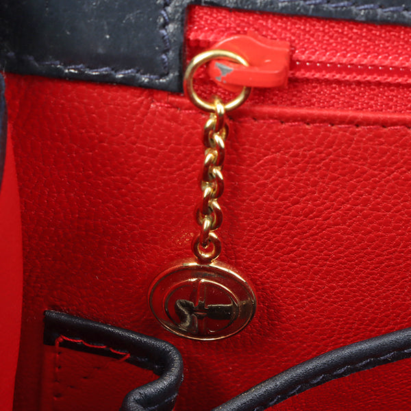 Gucci Lady Lock 2Way Bag Navy