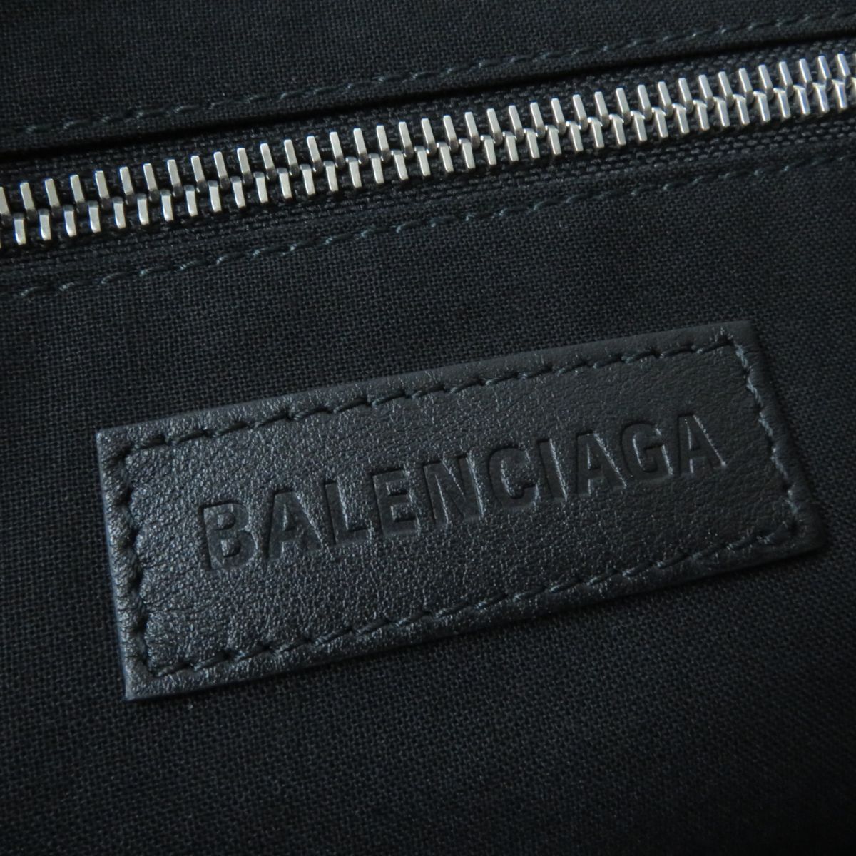 balenciaga JUMBO Logo Tote Bag Ivory Black