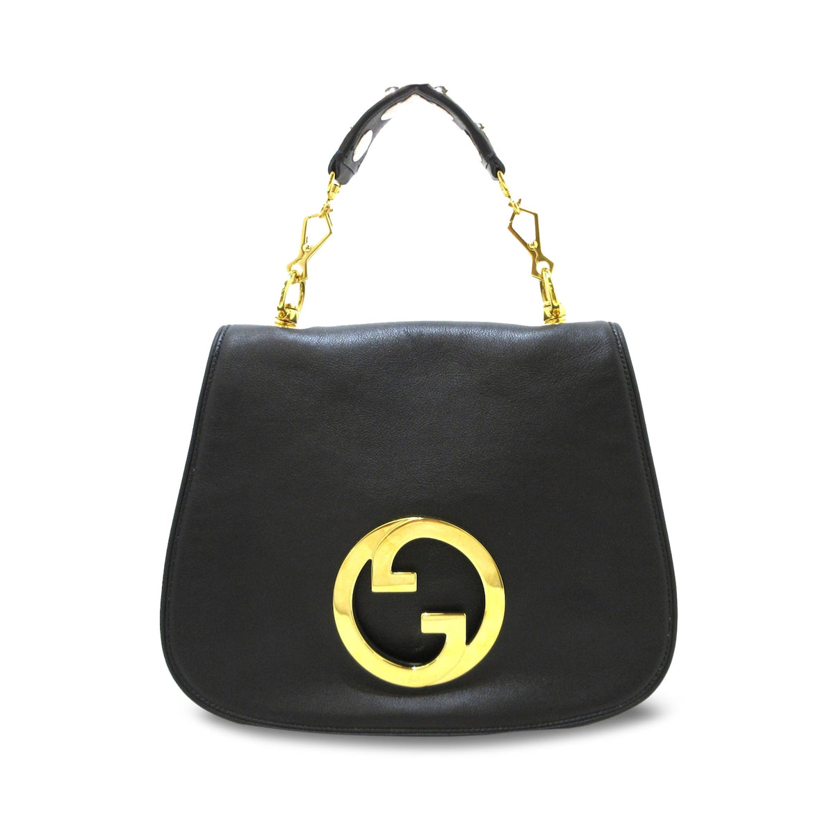 GUCCI Medium Leather Blondie Satchel