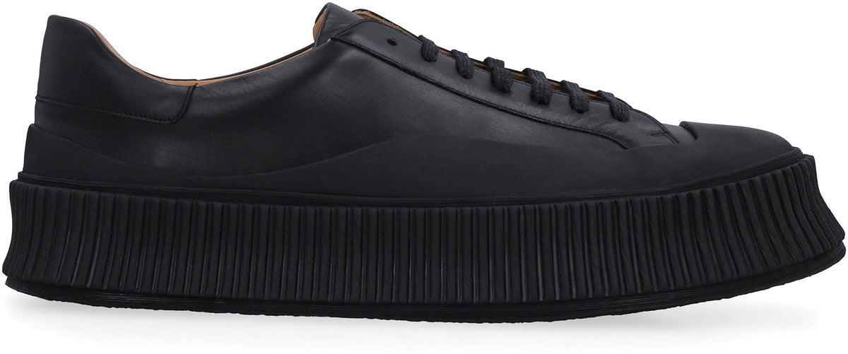 LEATHER LOW-TOP SNEAKERS
