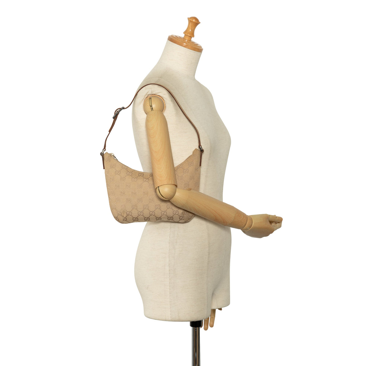 GUCCI GG Canvas Hobo Bag