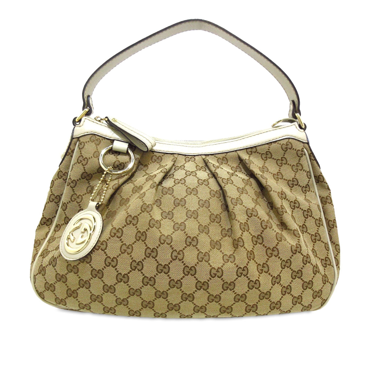 GUCCI GG Canvas Sukey Shoulder Bag