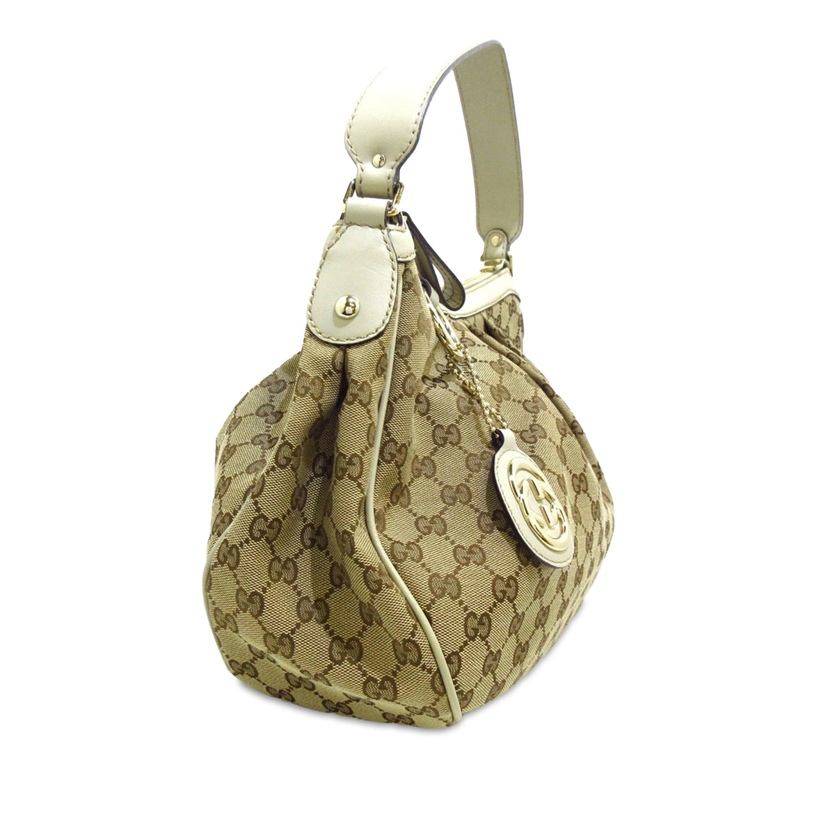 GUCCI GG Canvas Sukey Shoulder Bag