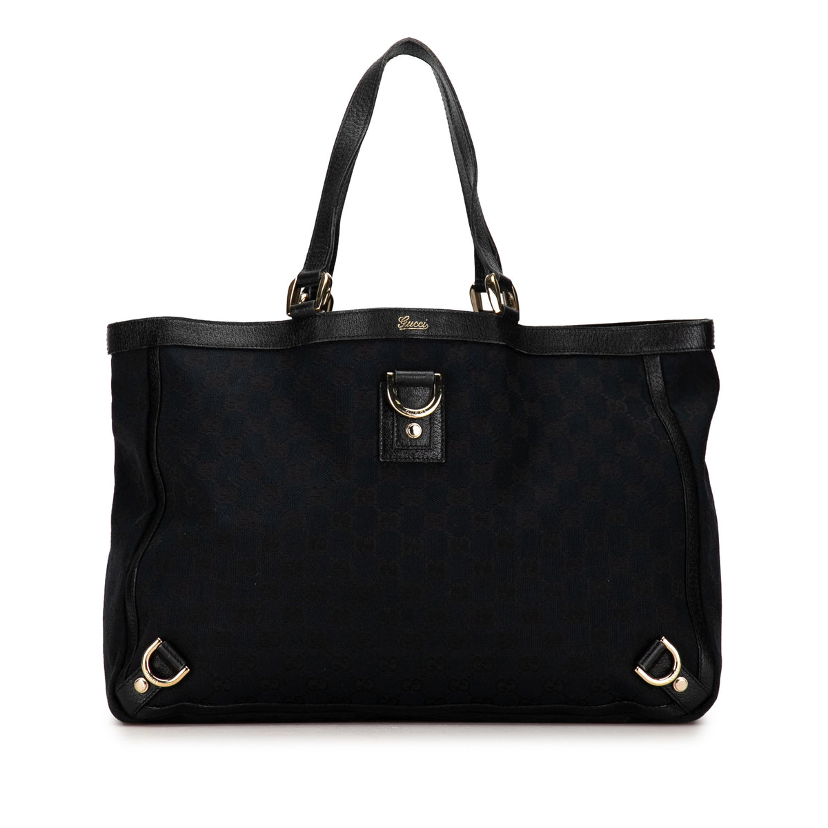 GUCCI GG Canvas Abbey D-Ring Tote Bag