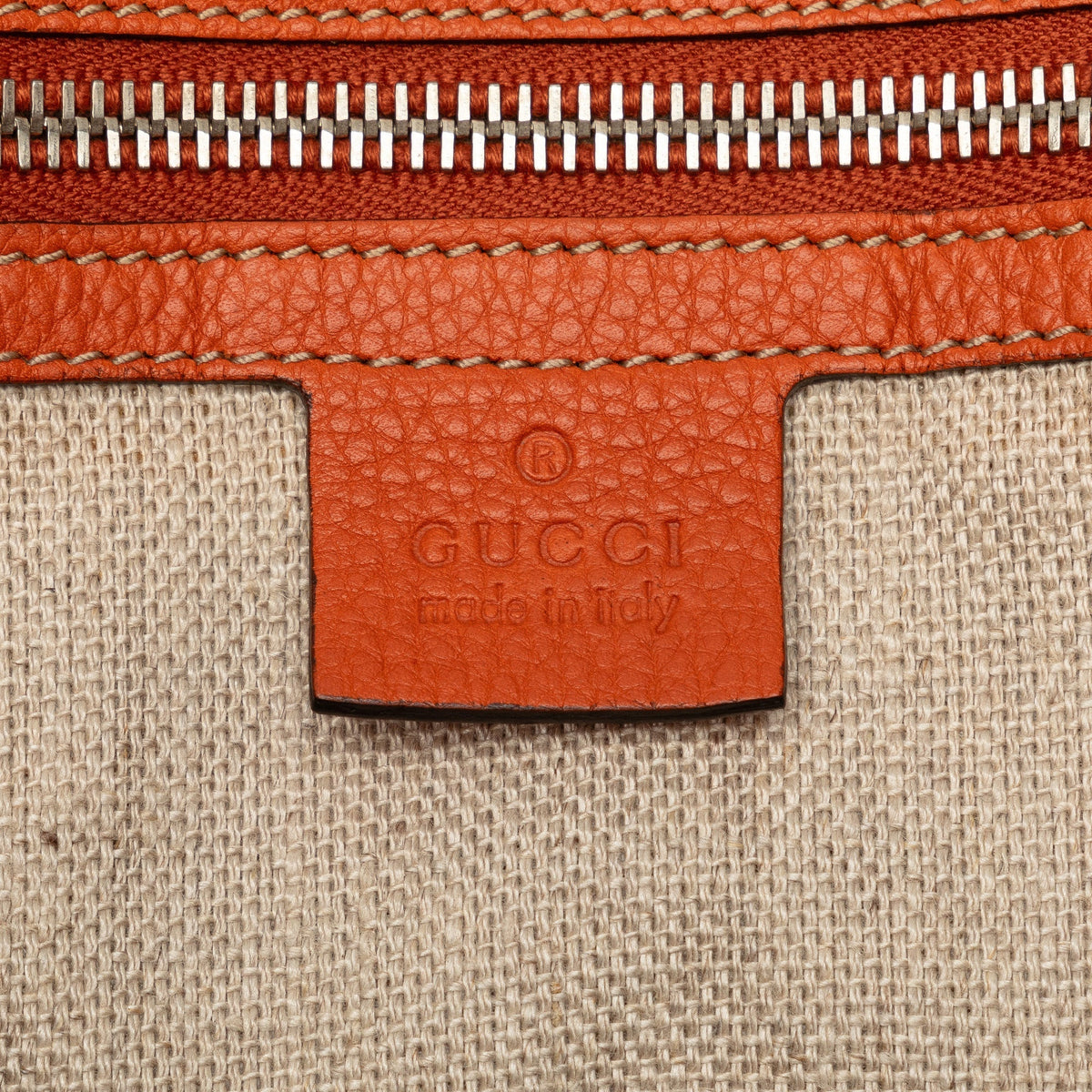 GUCCI Leather Tote Bag