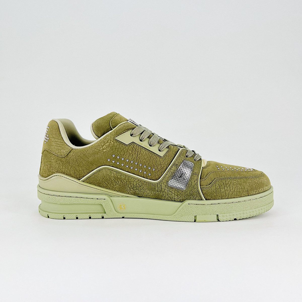 LV LV TRAINER SNEAKER GREEN 1ADHA1