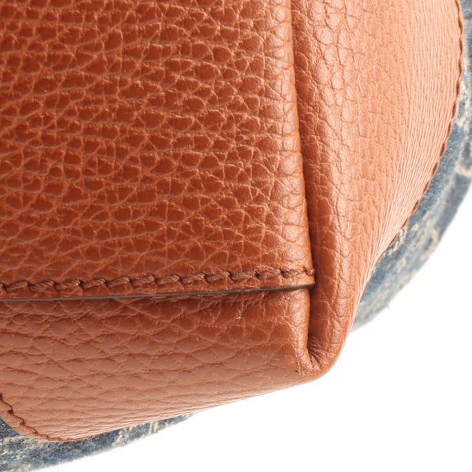 GUCCI Ophidia GG Denim Medium Tote