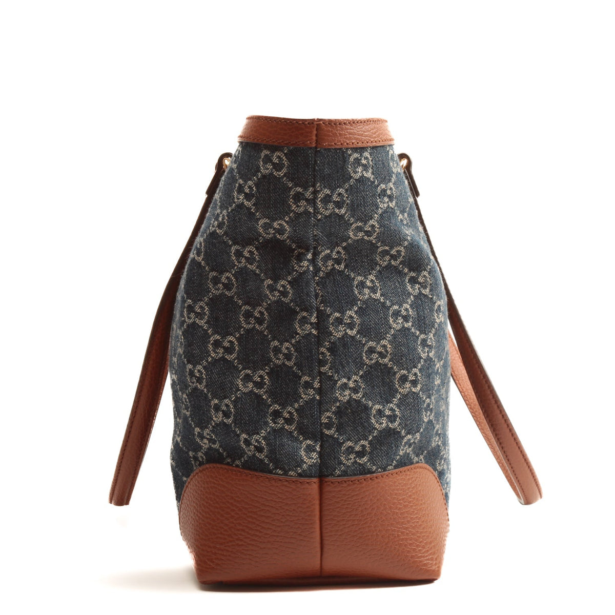 GUCCI Ophidia GG Denim Medium Tote