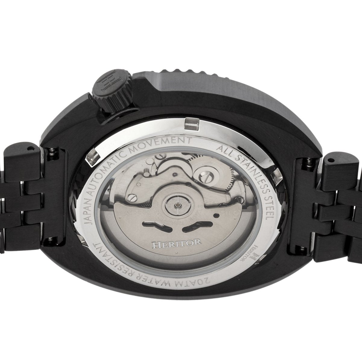Heritor Automatic Morrison Leather-Band Watch w/Date
