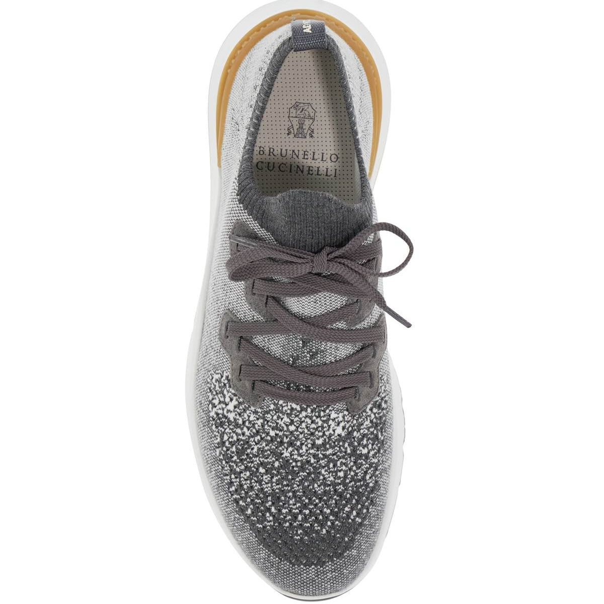 KNIT CHINE SNEAKERS IN