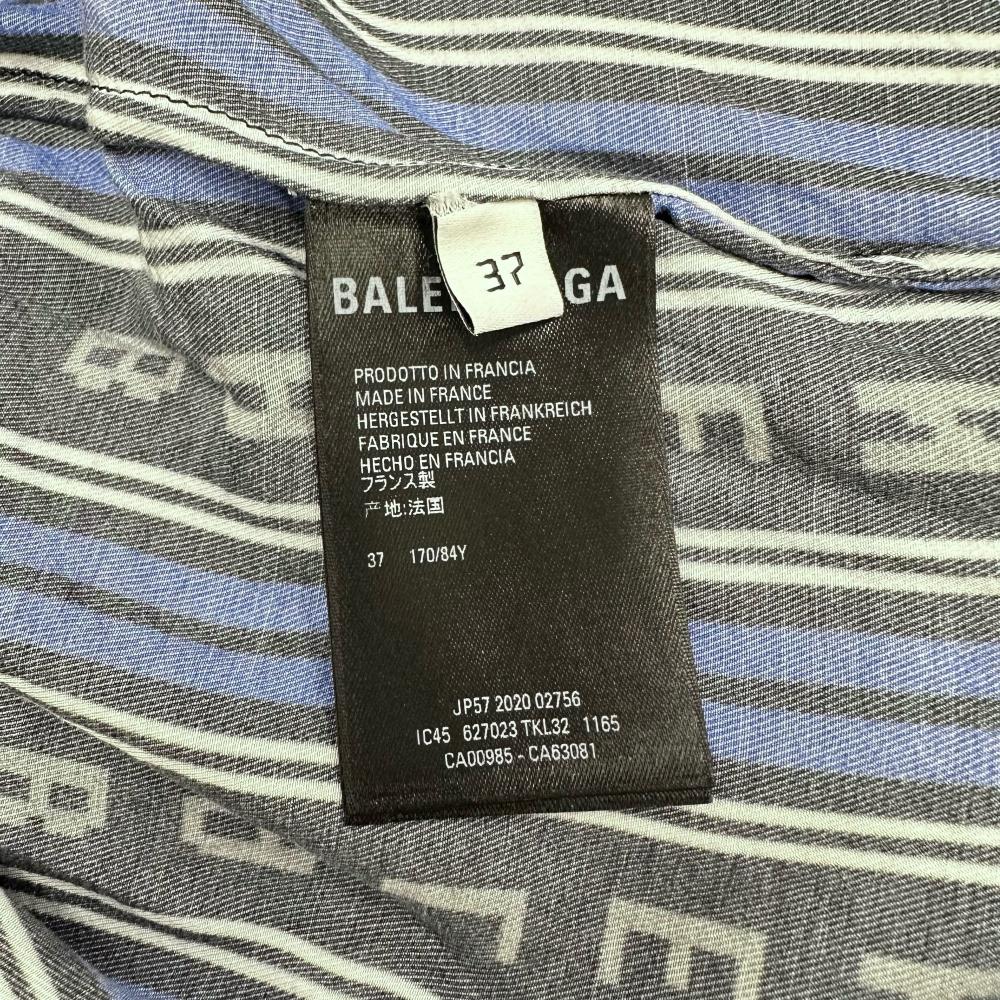 balenciaga Logo Long Sleeve T-Shirt