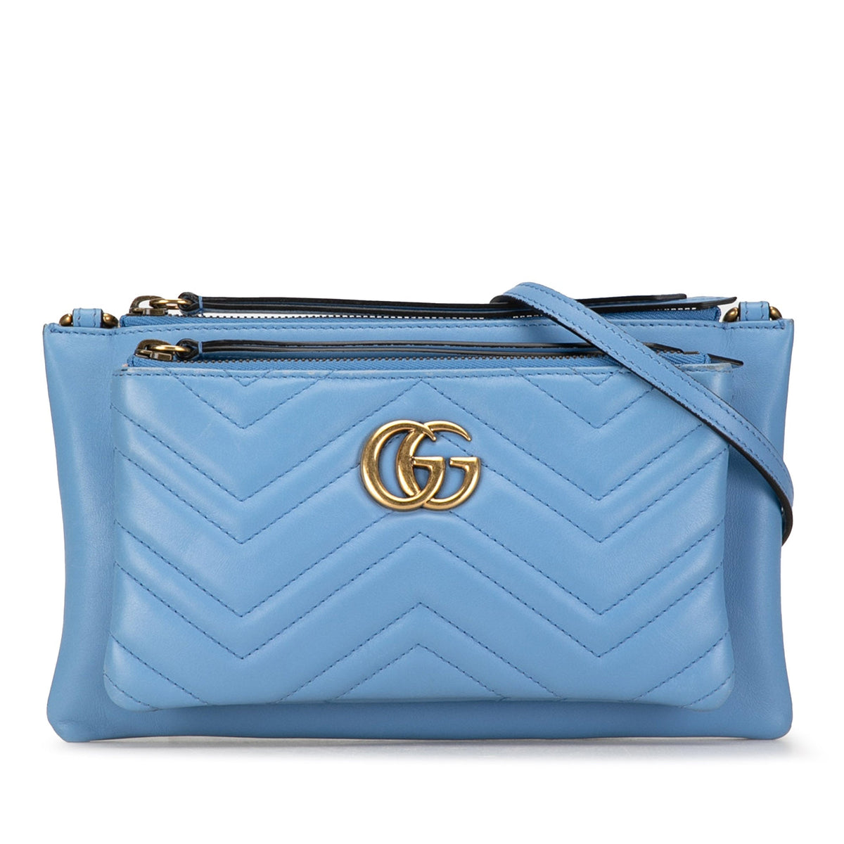 GUCCI Mini GG Marmont Matelasse Crossbody Crossbody Bag