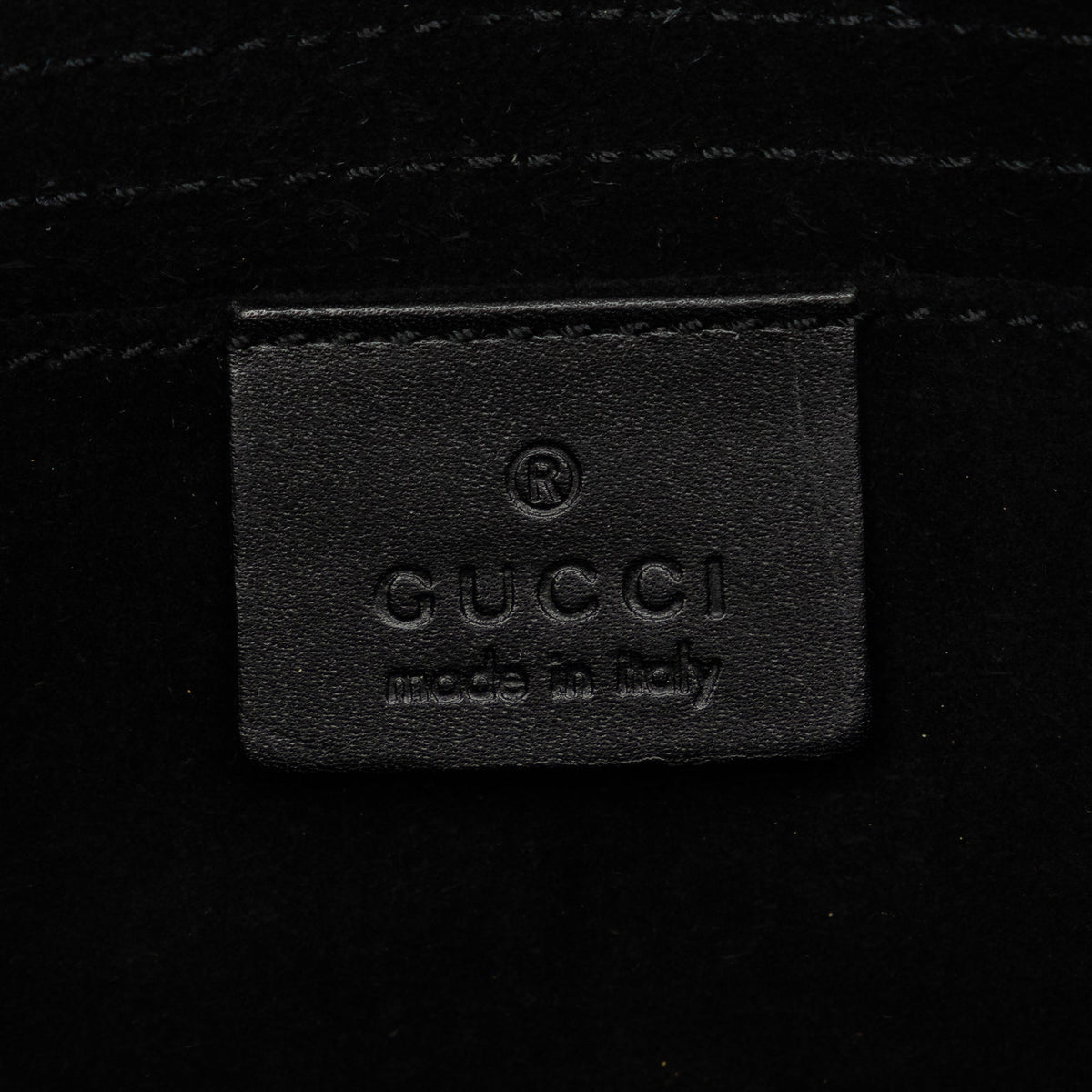 GUCCI Suede Heart Crossbody Crossbody Bag