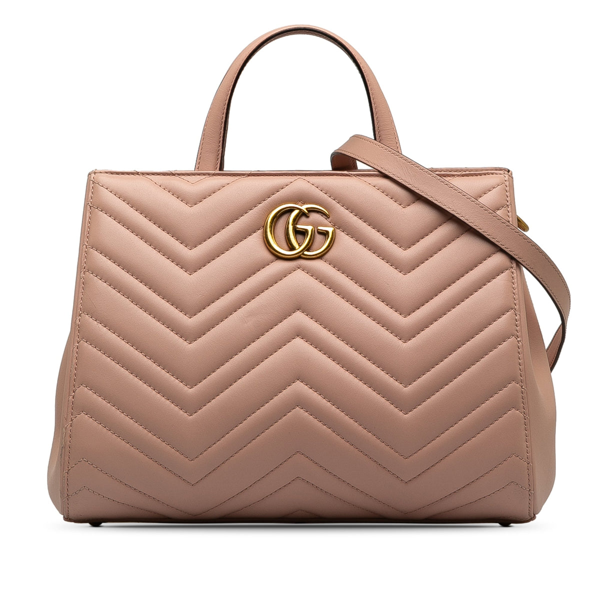GUCCI Medium GG Marmont Matelasse Tote Satchel