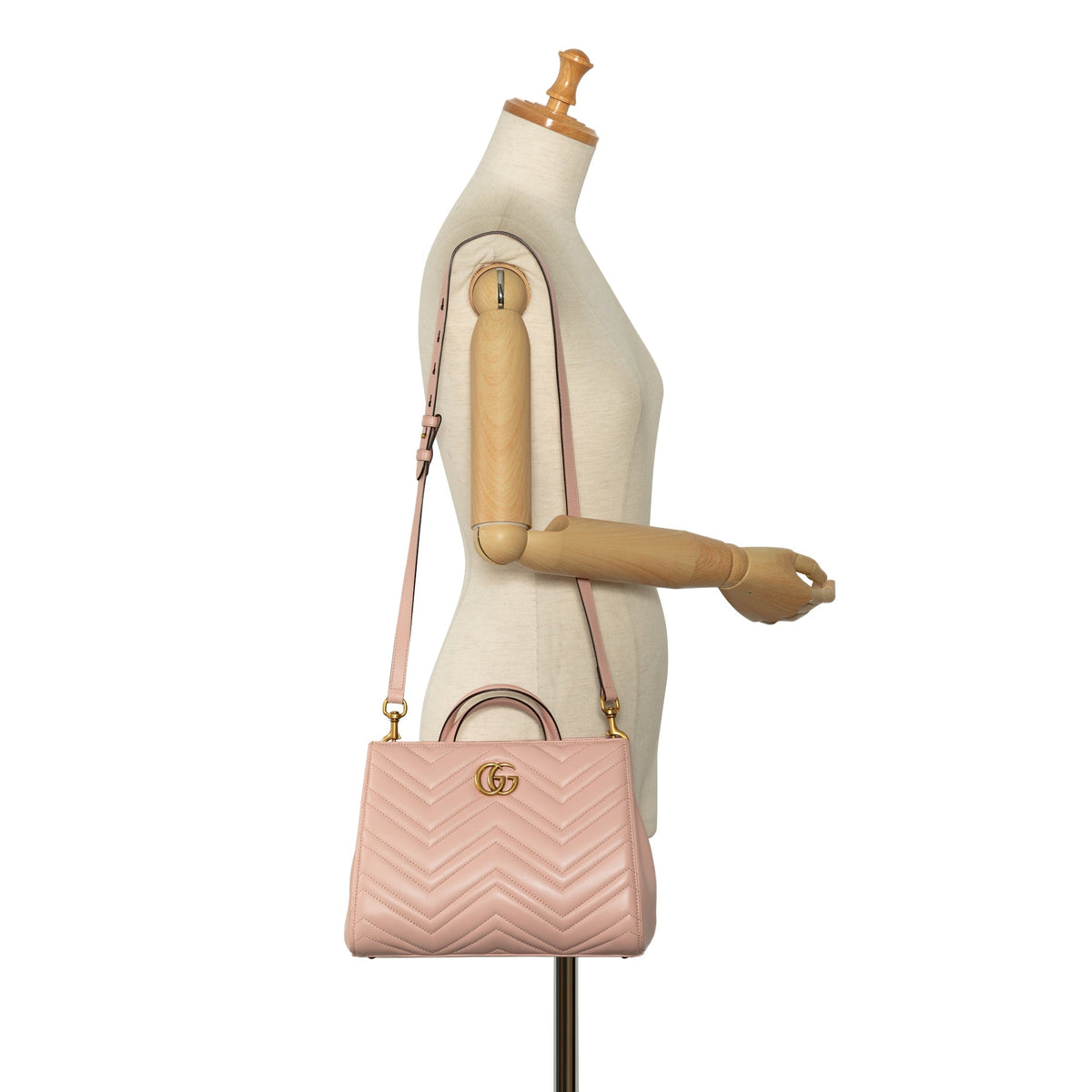 GUCCI Medium GG Marmont Matelasse Tote Satchel