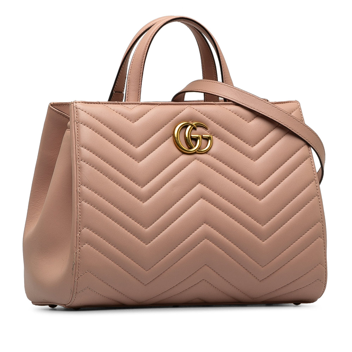 GUCCI Medium GG Marmont Matelasse Tote Satchel