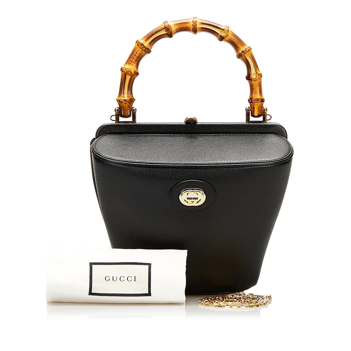 GUCCI Bamboo Mini Marina Bucket Bag