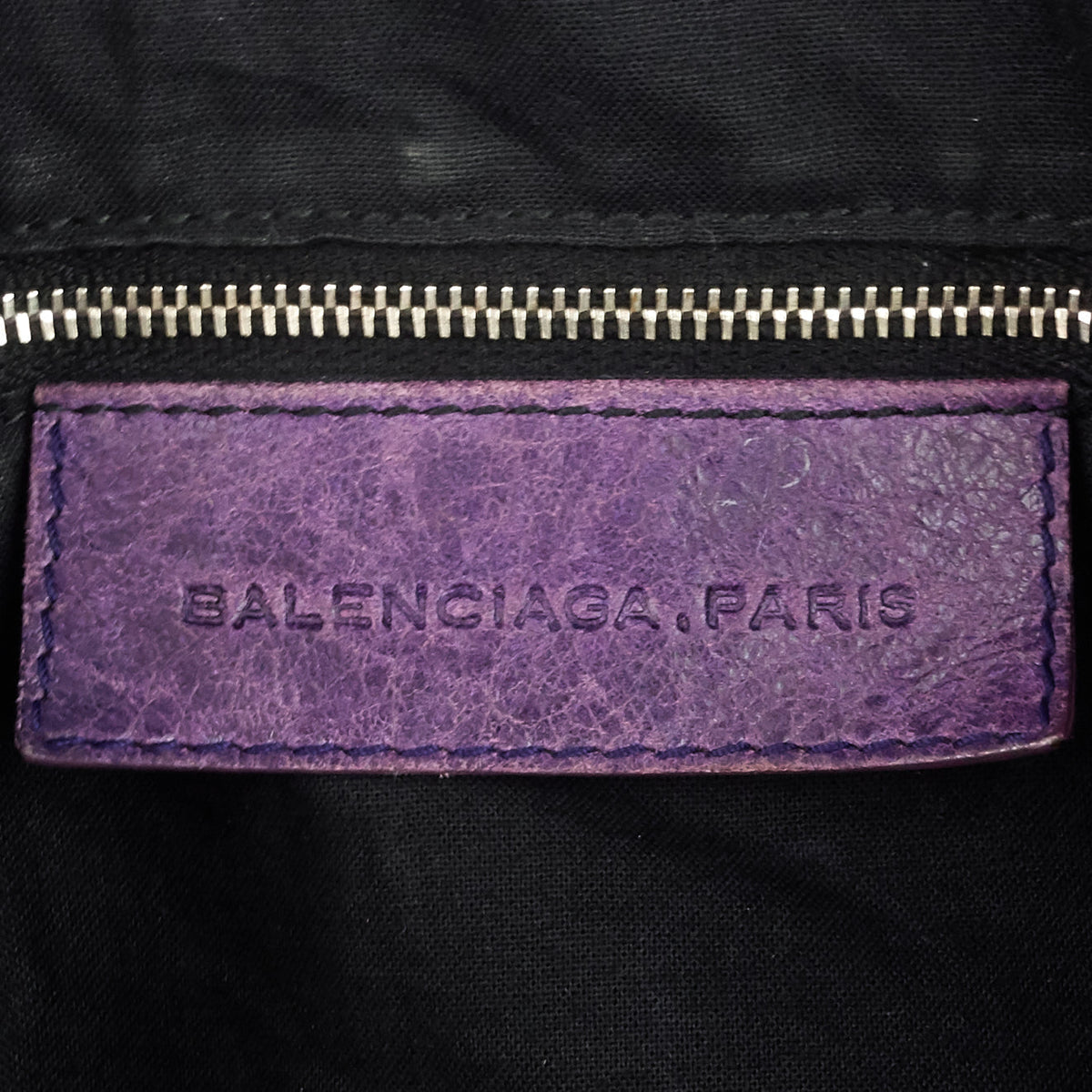 balenciaga Pompon Giant Brogues Lambskin Leather Bag