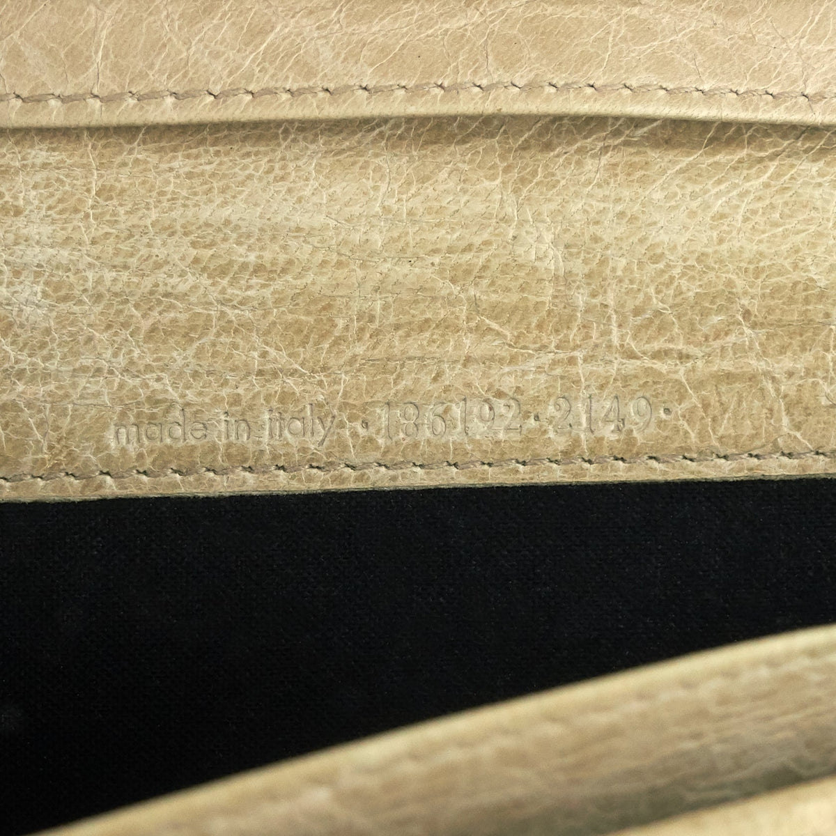 balenciaga Long Zipper Agneau Leather Wallet
