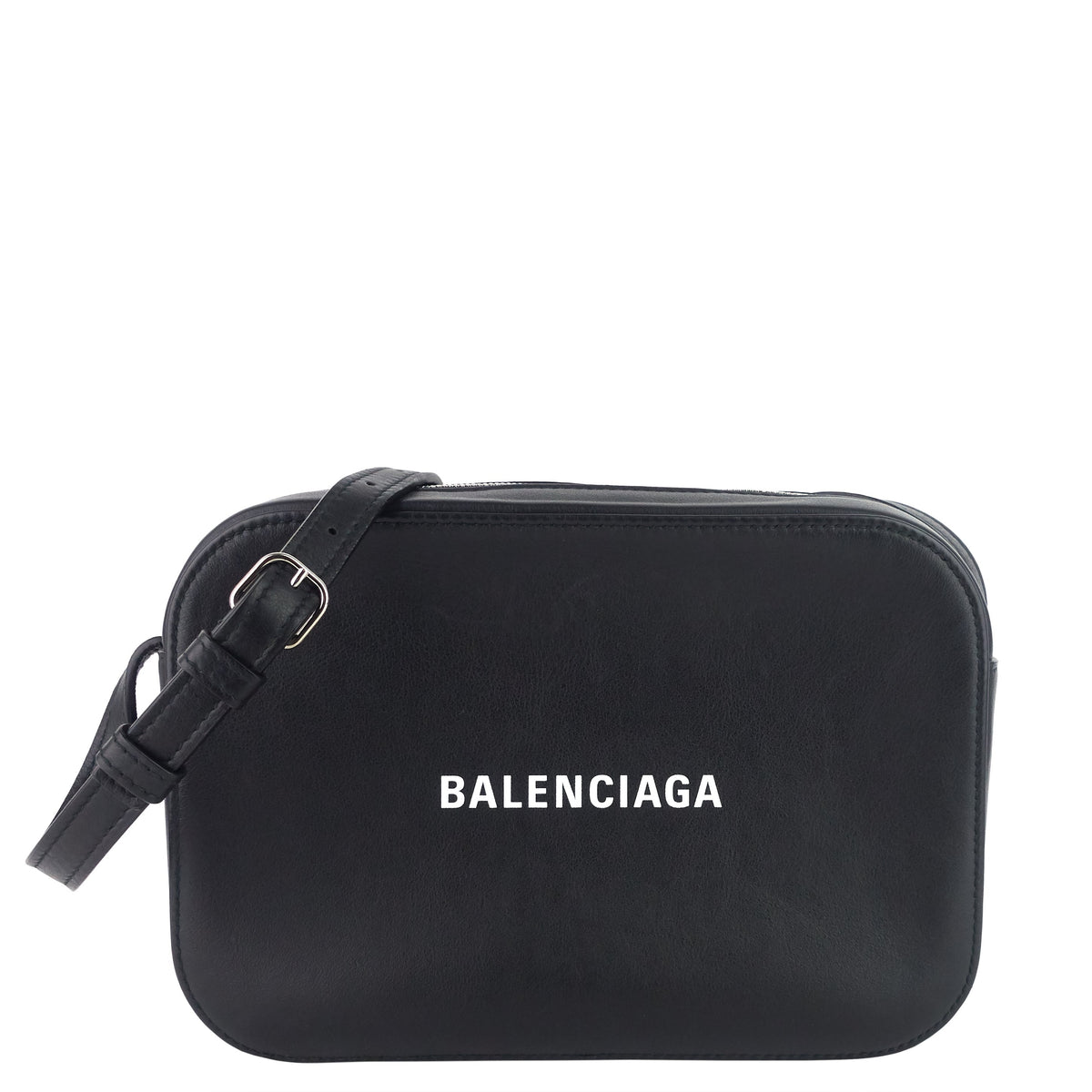 balenciaga Medium Calfskin Leather Camera Bag
