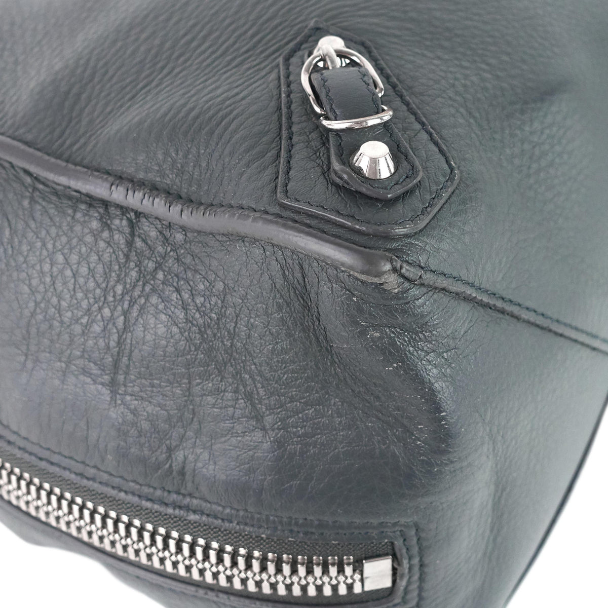 balenciaga Papier A4 Medium Classic Stud Agneau Leather Bag