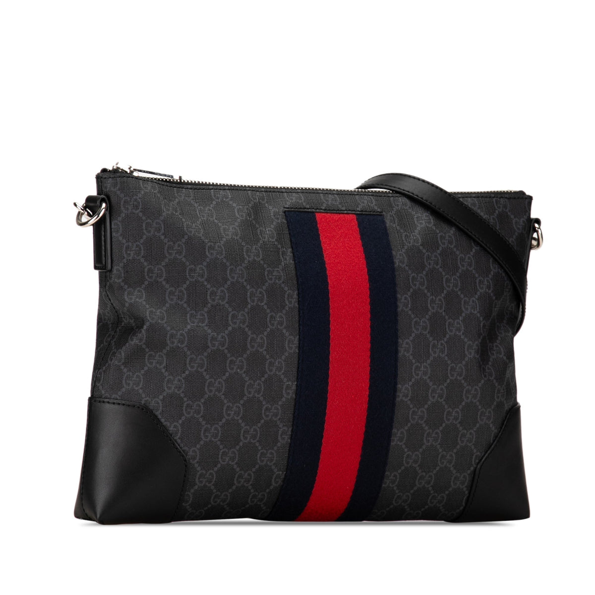 GUCCI GG Supreme Web Crossbody Bag
