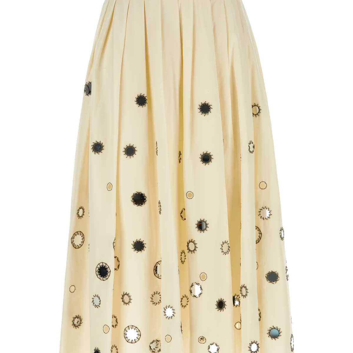 PRADA Cotton Mini Skirt for Women - FW24