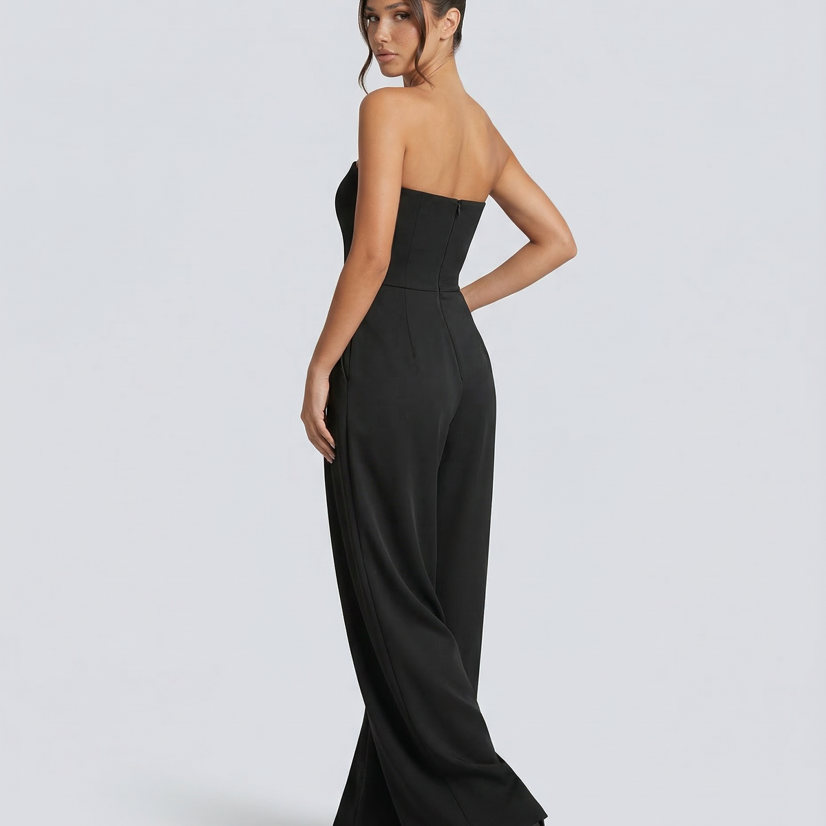 Arlette | Strapless Wide-Leg Jumpsuit