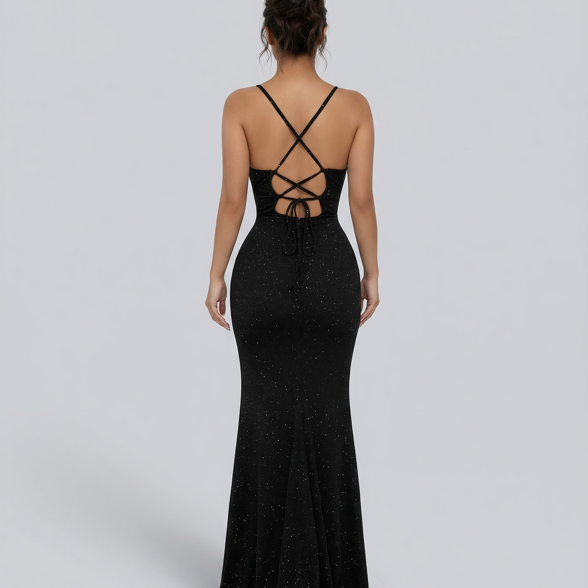 Aria | Maxi Dress with Cross-Back Detail