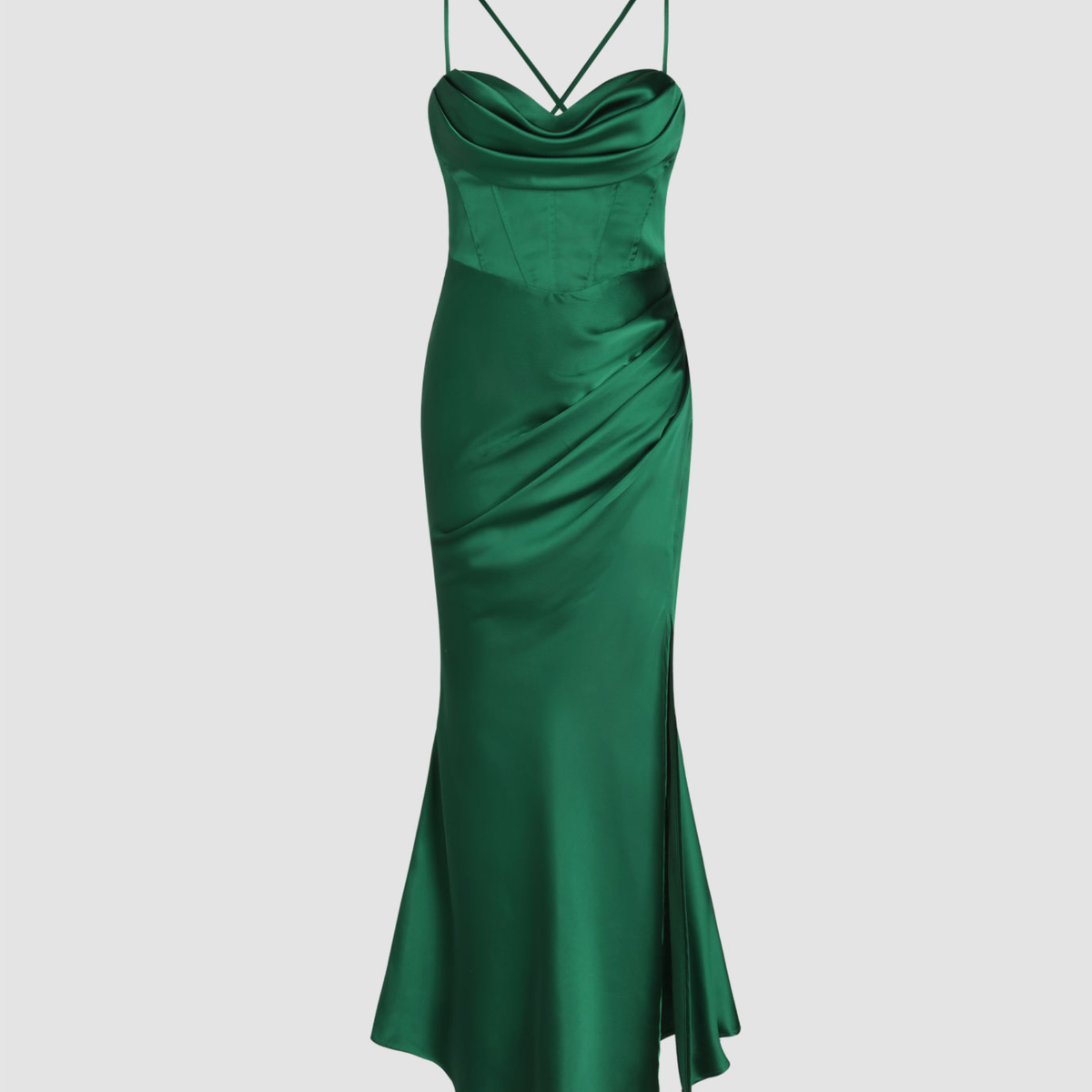 Evelina | Maxi Dress with Draped Bodice