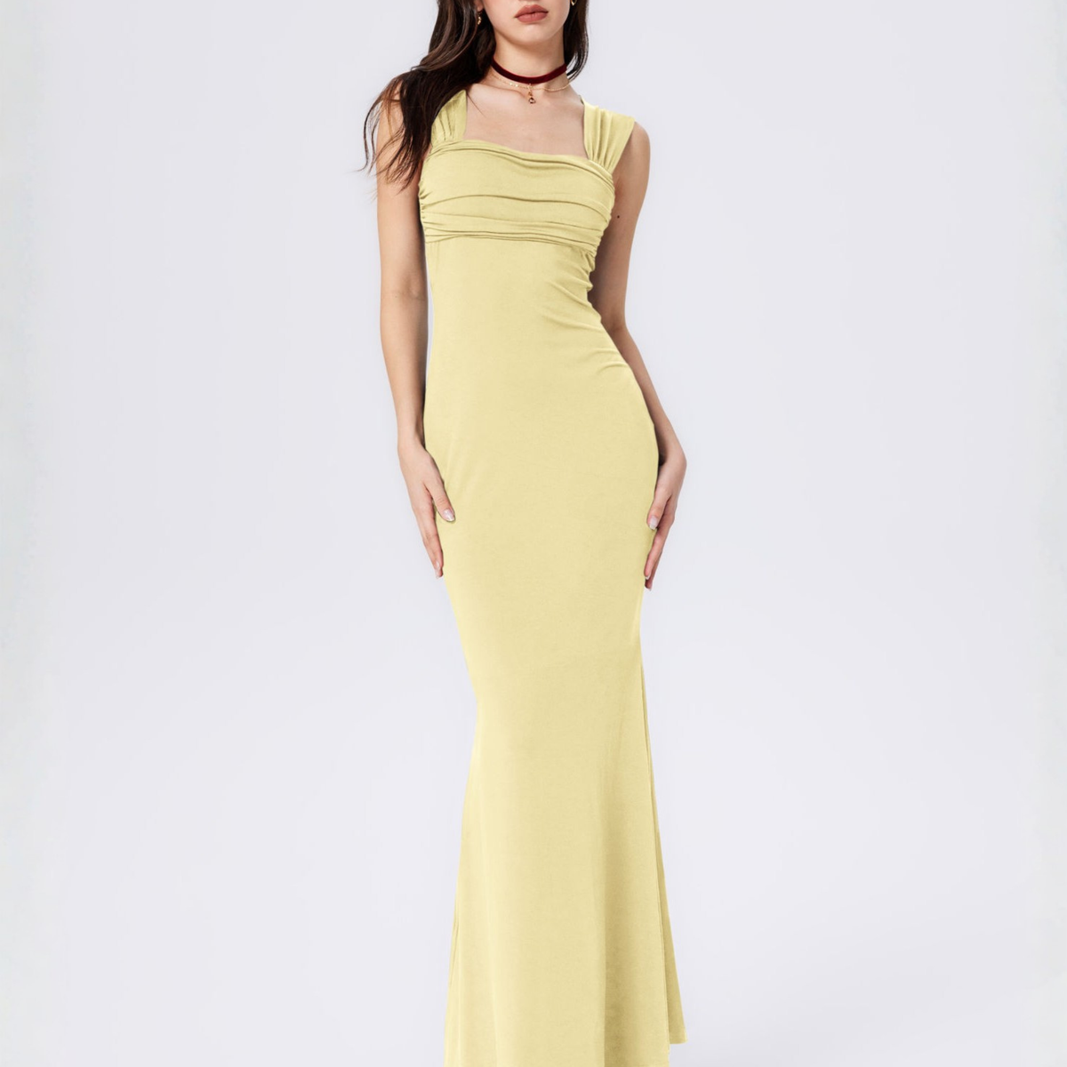Layla | Maxi Dress with Draped Bodice