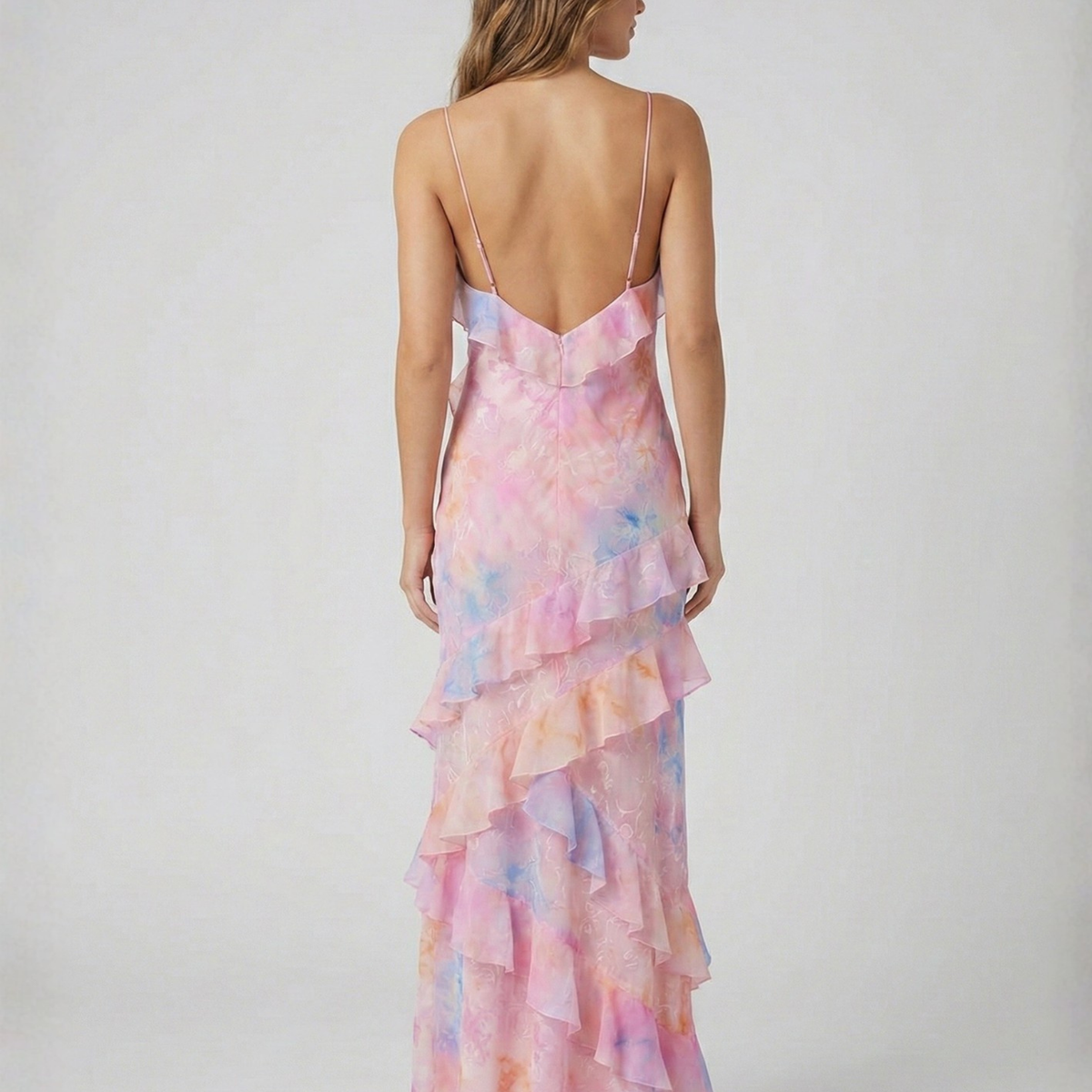 Isabella | Maxi Dress with Layered Ruffle Skirt