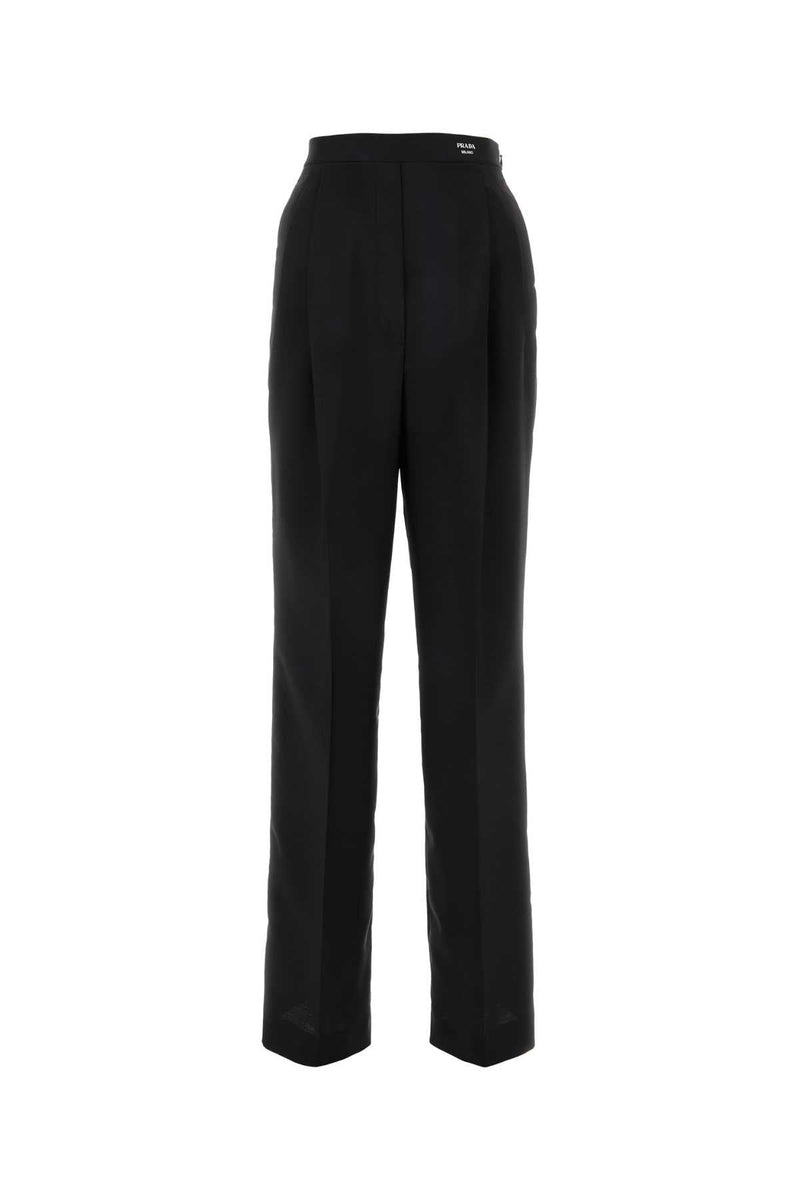 PRADA Mohair Blend Trousers for Women - FW25 Collection