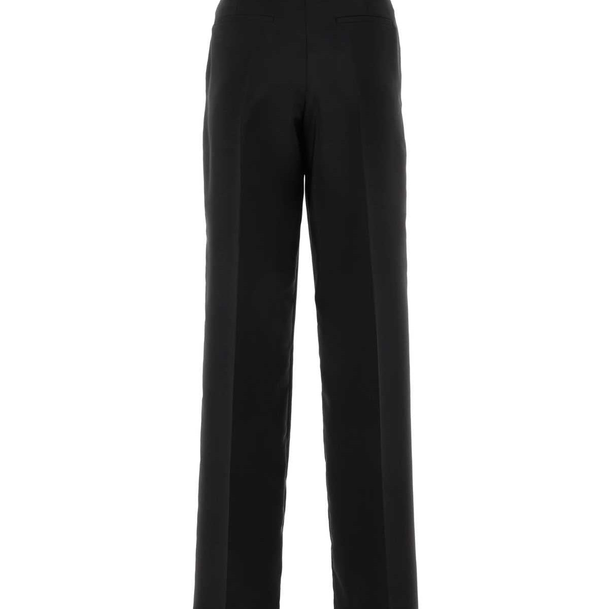 PRADA Mohair Blend Trousers for Women - FW25 Collection