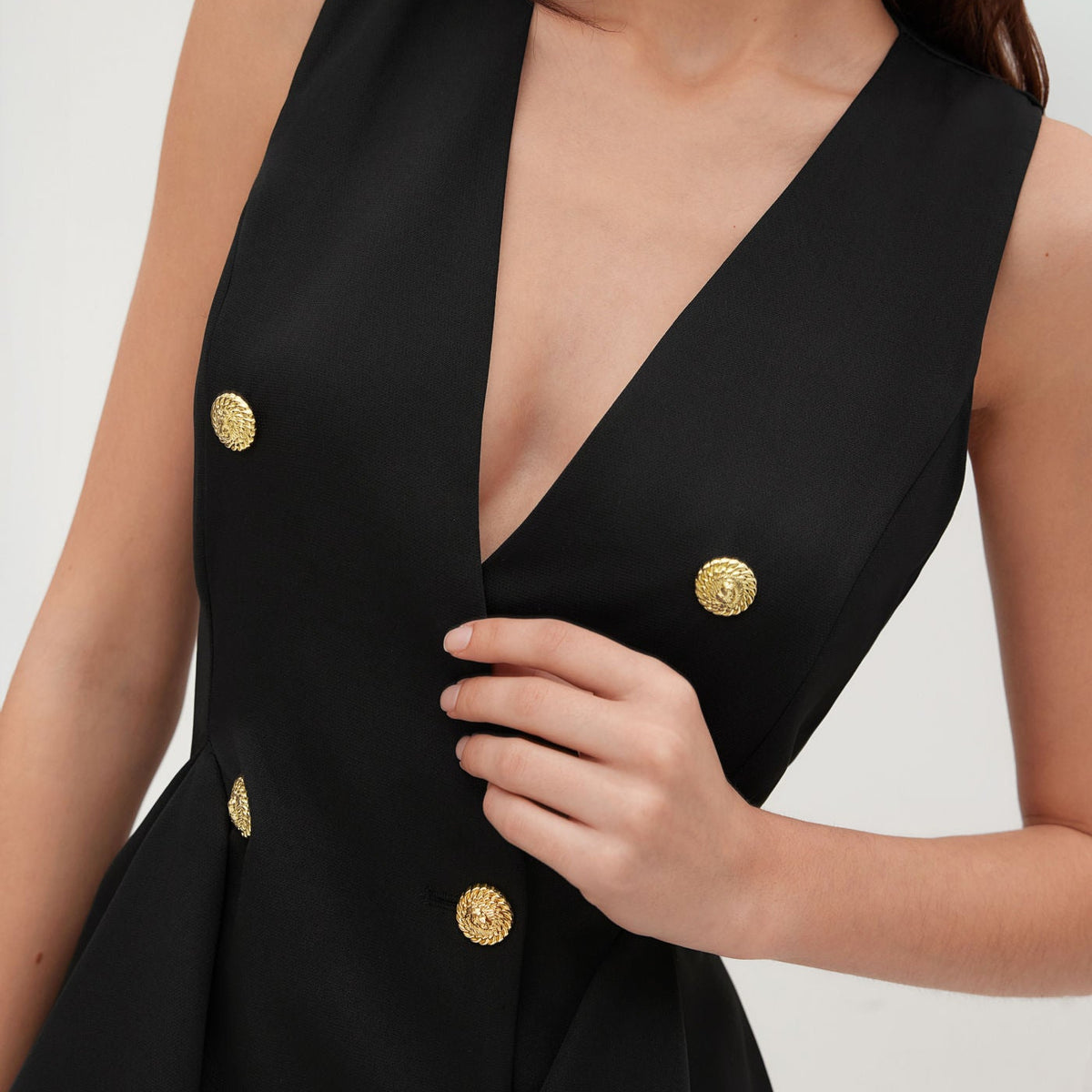 Camila | Mini Dress with Double-Breasted Design