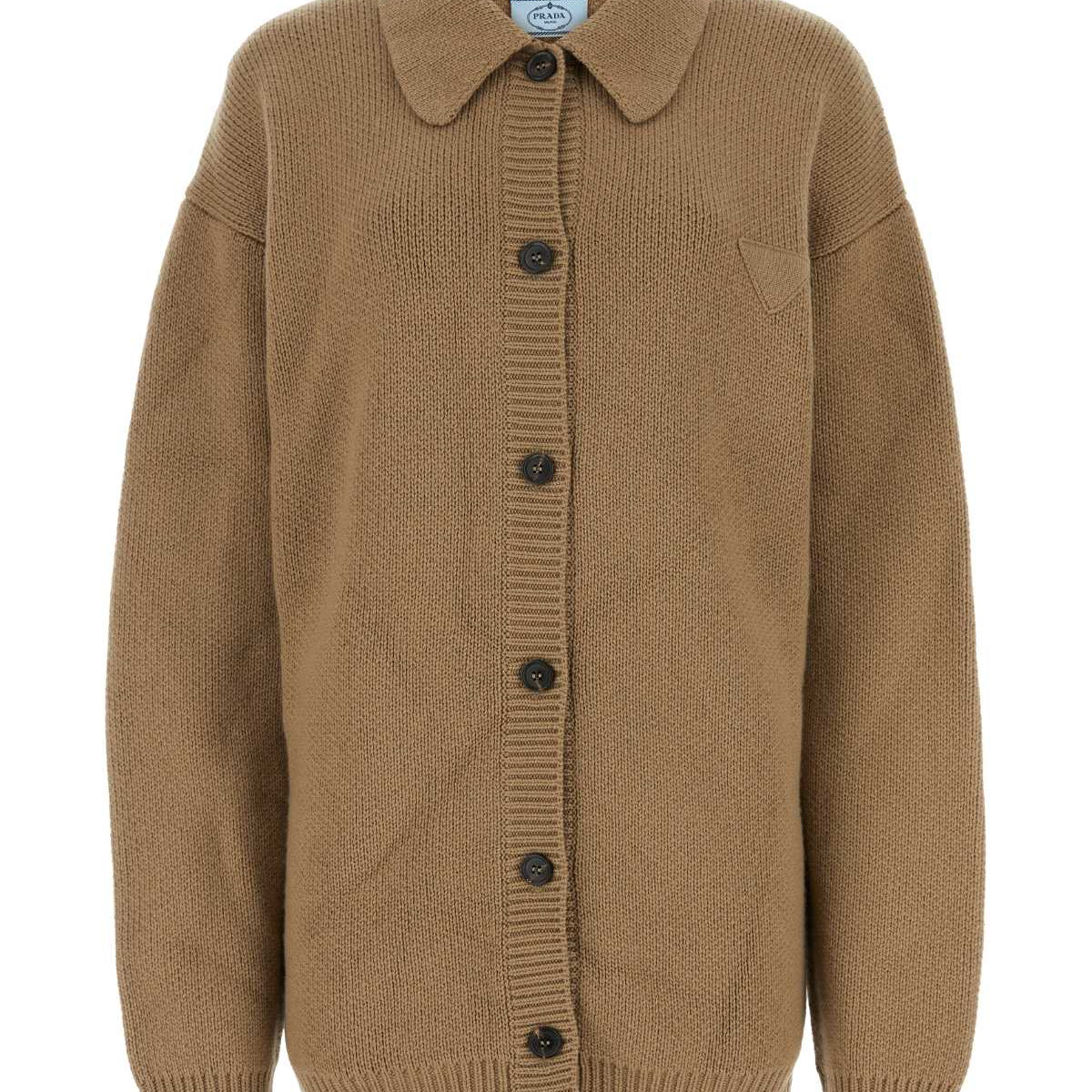 PRADA Cashmere Cardigan for Women - Autumn/Winter 2024